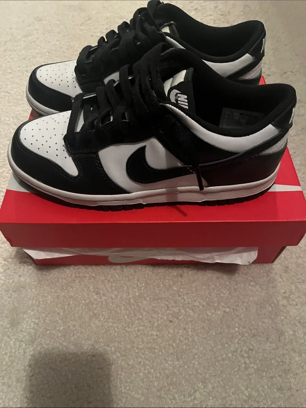 Nike Black and White Low-Top Sneakers